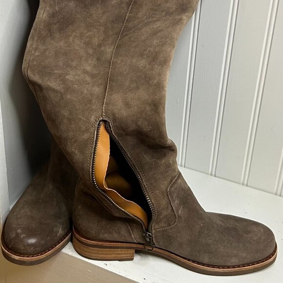 Kork-Ease Womens Suede Round Toe Knee-High Boots Size 6.5 - Picture 6 of 8